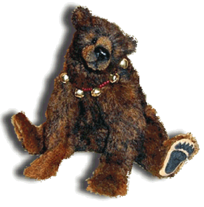 Mohair Teddy Bear Handmade by Artist Denise Purrington - Turner