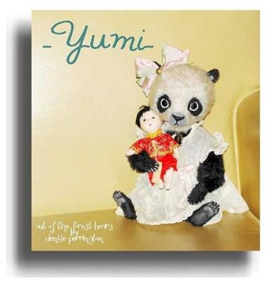 Yumi by Award Winning One Of A Kind Handmade Mohair Teddy Bear Artist Denise Purrington of Out of The Forest Bears