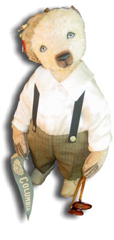 Cooper - Handmade Teddy Bears, Mohair Teddy Bears, Artist Teddy Bears by Award Winning Artist Denise Purrington