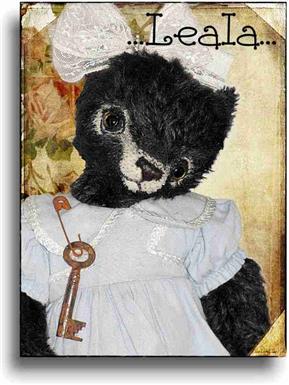 Leala - Handmade Teddy Bears, Mohair Teddy Bears, Artist Teddy Bears by Award Winning Artist Denise Purrington