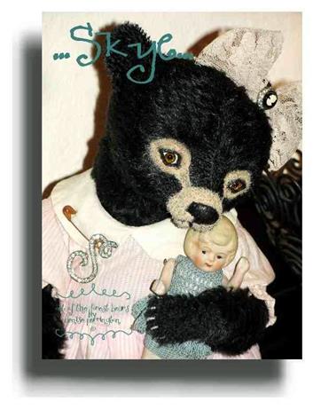 Skye  - Handmade Teddy Bears, Mohair Teddy Bears, Artist Teddy Bears by Award Winning Artist Denise Purrington