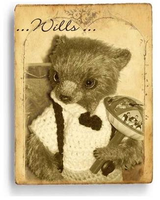 Wills - Handmade Teddy Bears, Mohair Teddy Bears, Artist Teddy Bears by Award Winning Artist Denise Purrington